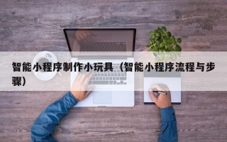 瑞安智能小程序制作小玩具（智能小程序流程与步骤）